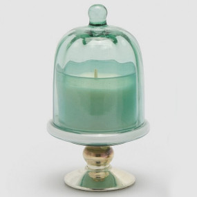 Vela Em suporte Verde HEARTH & BIRCH 16cm